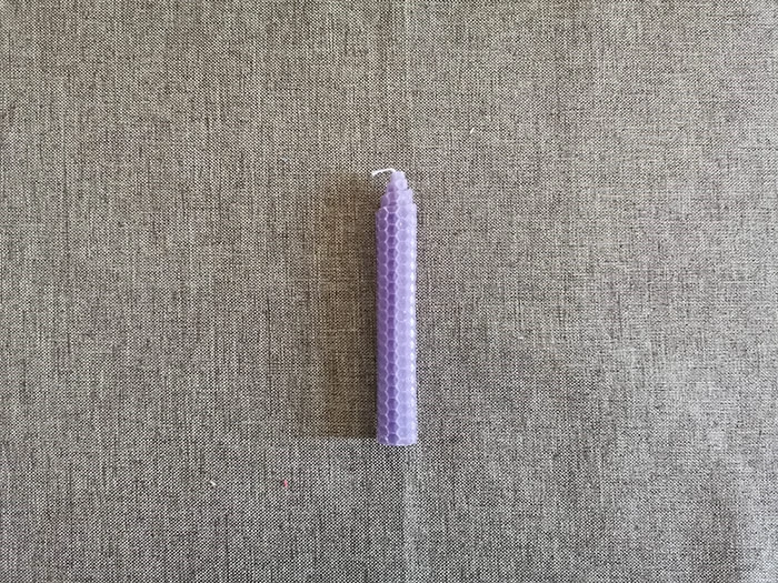 beeswax taper candles