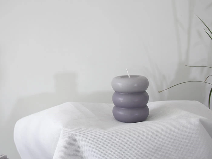 decorative pillar candle