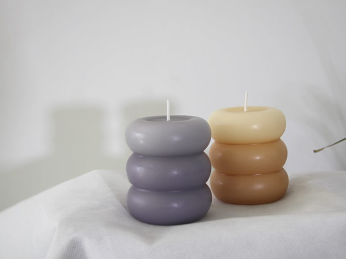 decorative pillar candle