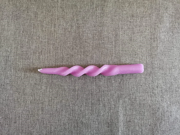 spiral dinner candle