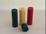 column ribbed candle