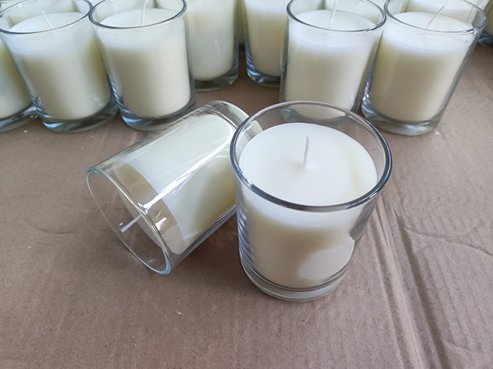 scented glass jar candles