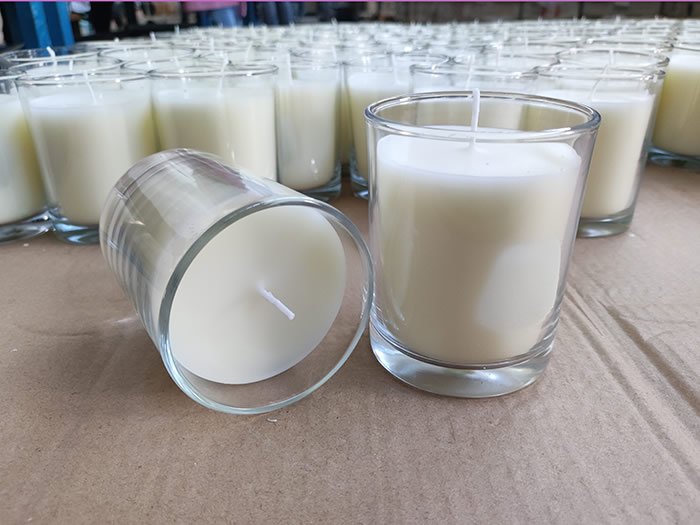 scented glass jar candles