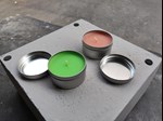 wax tin candles