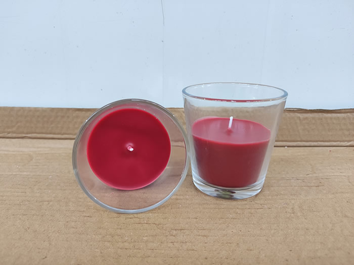 glass container candles