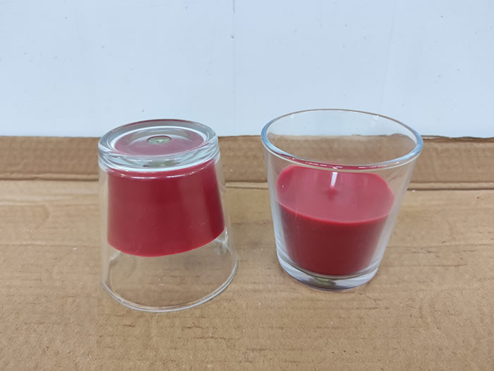 glass container candles