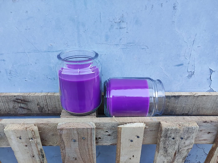 glass vessel candles