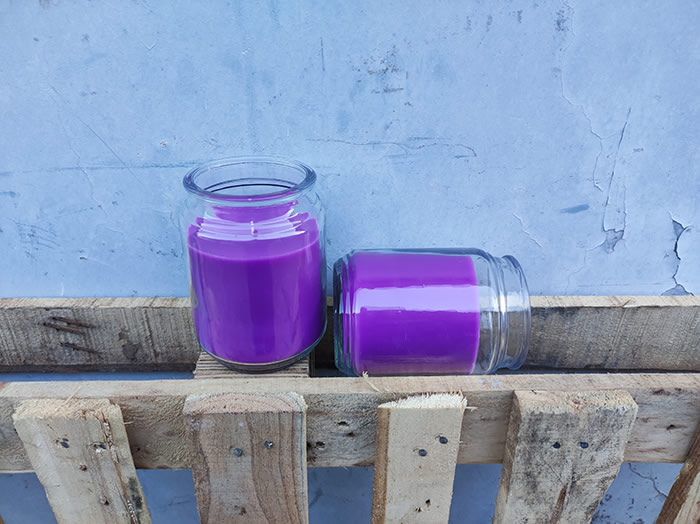 glass vessel candles