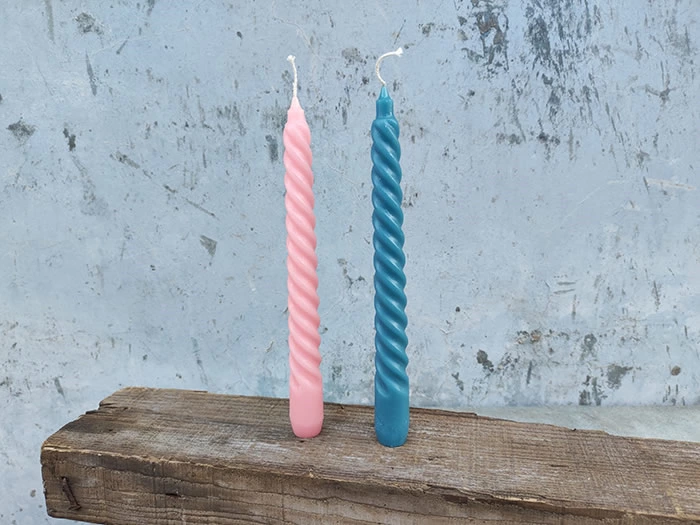 8 inch spiral candles