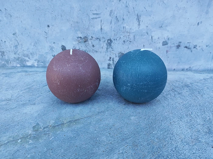 colorful ball candles