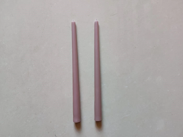 handmade long taper candles