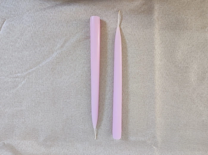 handmade taper candles