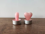 custom heart shaped love candle company