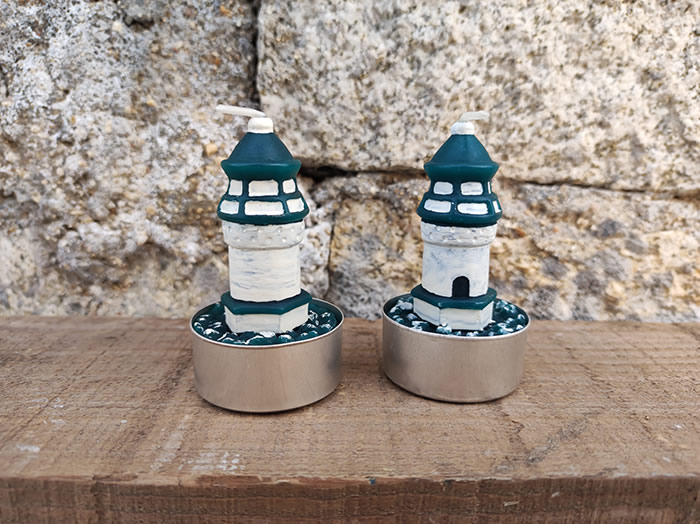 lighthouse design tealight candles