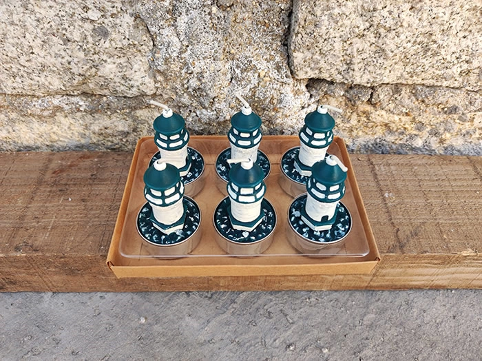lighthouse design tealight candles
