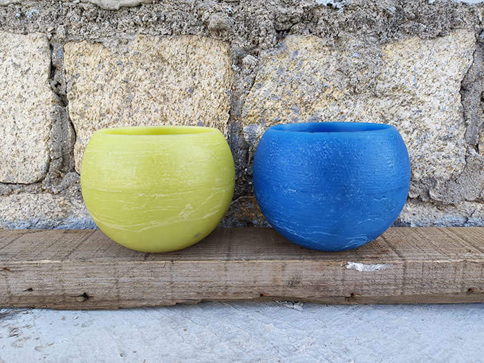 luminary wax bowl candles