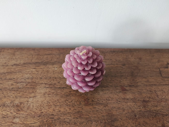 pine cone candles