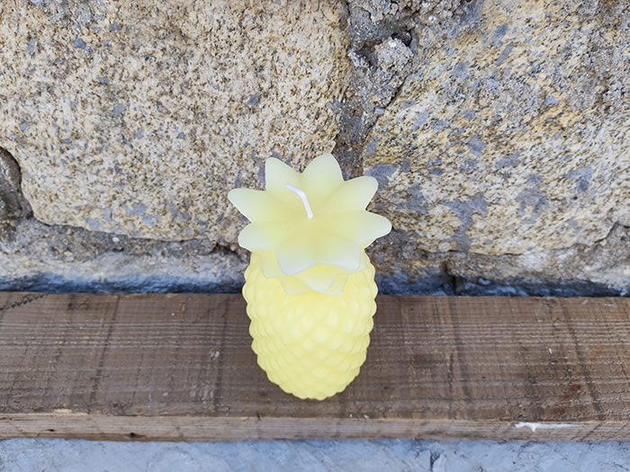 pineapple shaped candle