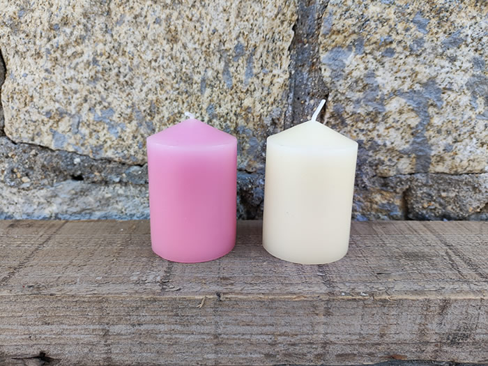 small pillar candles