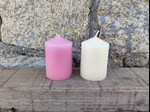 small pillar candles