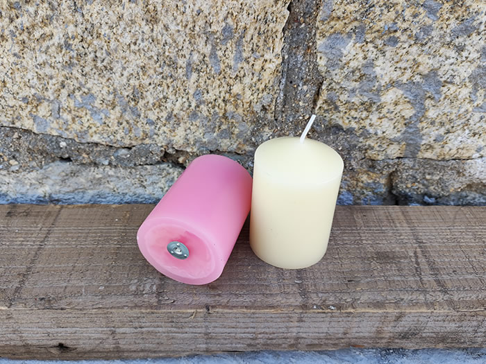 small pillar candles