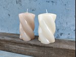 twisted pillar candles