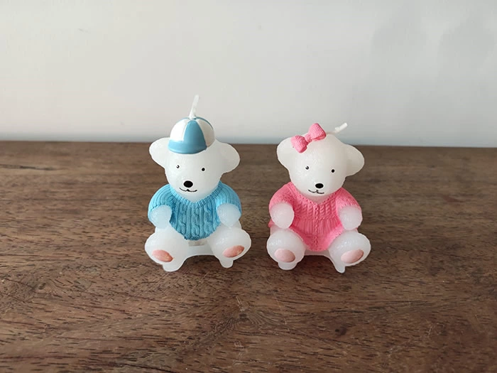 baby bear candles