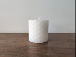 bubble effect pillar candle