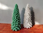 custom christmas snow pine tree candle factory