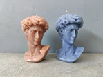 classic bust David art candle manufacture