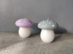 mushroom design candles