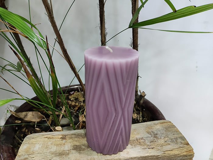 pattern body pillar candles