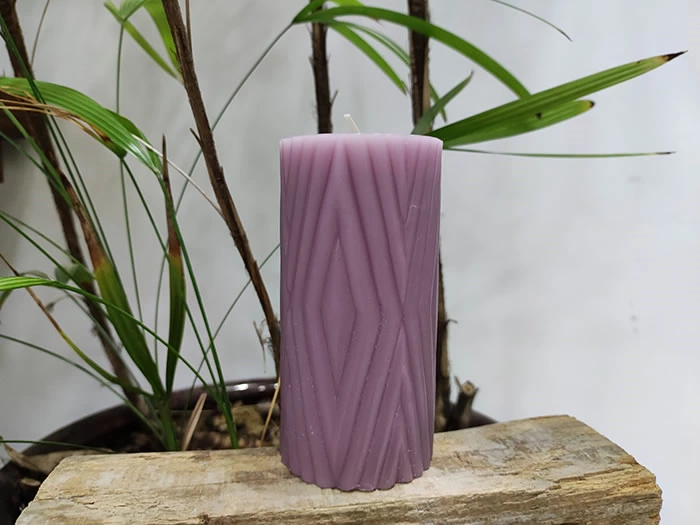 pattern body pillar candles