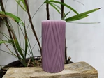 custom craft pattern body pillar candles