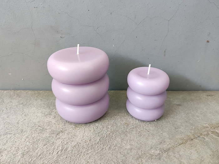 templo sculptural candles