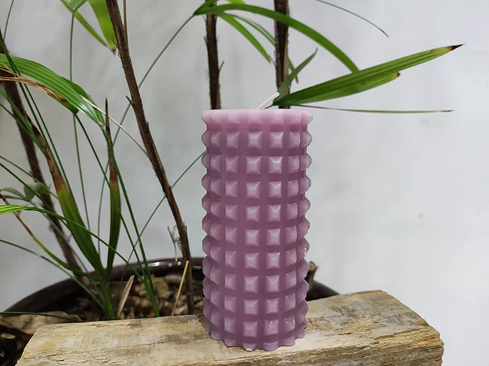 yoga roller design column candles