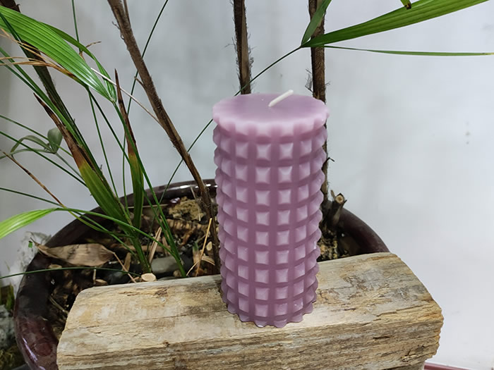 yoga roller design column candles