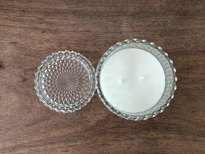 luxury scented glass candles