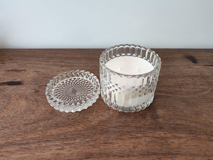 luxury scented glass candles