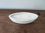 custom light wood white dough bowl candles