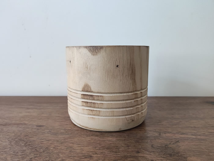 wood bowls aroma candle