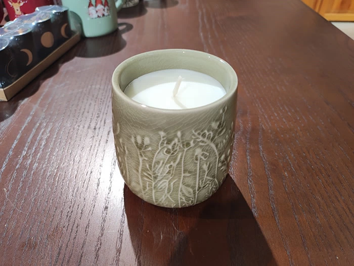 ceramic jar candle