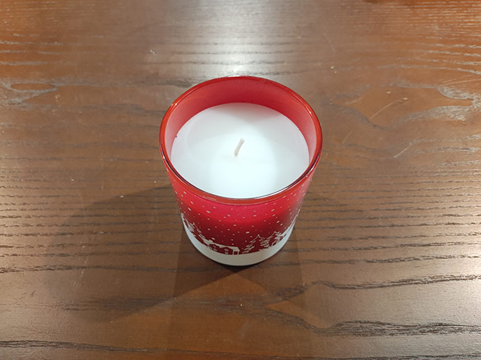 christmas glass jar candles