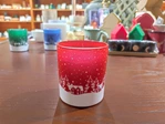 christmas glass jar candles