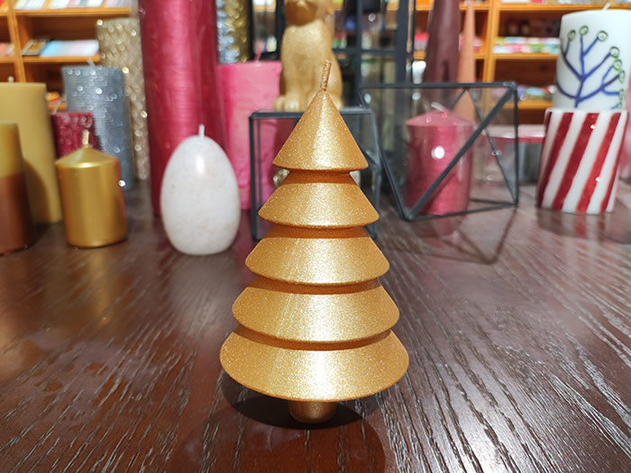 christmas tree shape candles