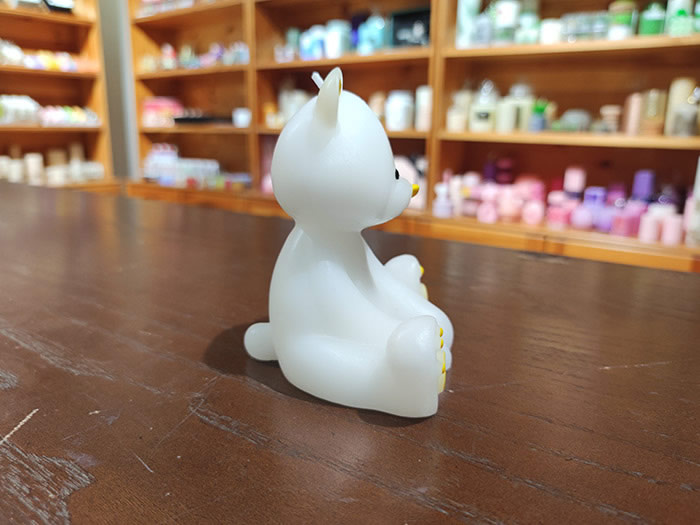 cute bear shaped gift candles