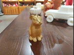 golden color rabbit candles