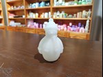 snowman candle