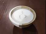 wood bowl candle