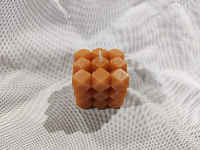 geo prism candle